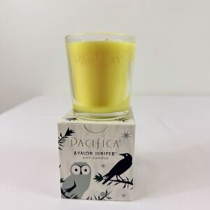 Pacifica Avalon Juniper Soy Candle 5.5 oz • Discontinued • New in Box , Rare